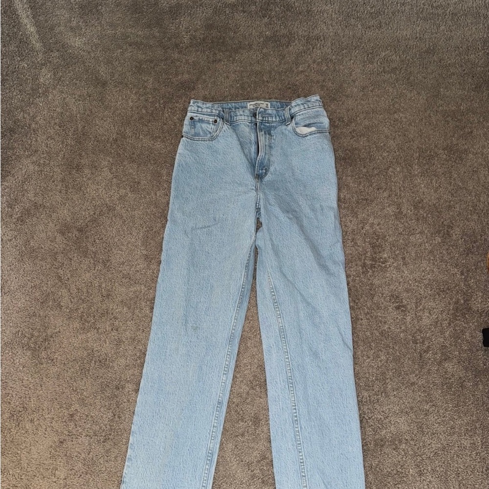Abercrombie 90s straight ultra high rise